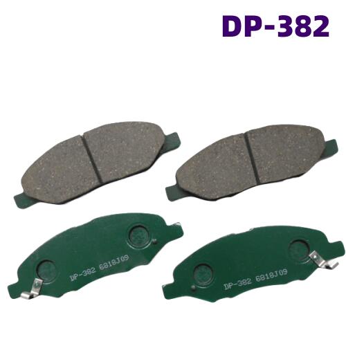 【ポイント5倍 お買い物マラソン時】DP382 ニッサン車用 純正同等フロントブレーキパッド　AD/ADエキスパート/ウィングロード/キューブ/ティーダ/ティーダ ラティオ/ノート/ブルーバード シルフィー/マーチ