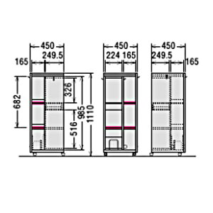カリモクマルチラックQS1673ME/QS1673MS/QS1673MH/QS1673MK国産送料無料【家具のよろこび】【c】