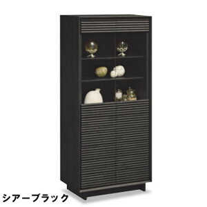 【P10倍】カリモク飾り棚QT2516K000QT2516S000QT2516H000QT2516E000QT2516Y000QT2516F000QT2516Q000幅67送料無料ガラス付きキャビネットリビングボード【家具のよろこび】