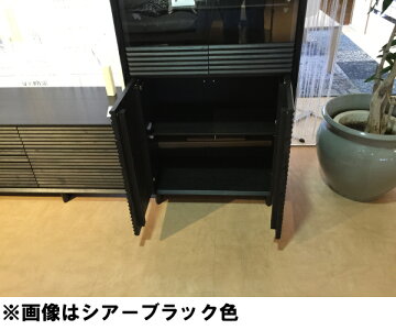 【P10倍】カリモク飾り棚QT2516K000QT2516S000QT2516H000QT2516E000QT2516Y000QT2516F000QT2516Q000幅67送料無料ガラス付きキャビネットリビングボード【家具のよろこび】