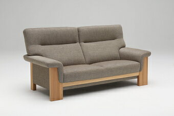 【s】カリモク布2PロングソファーUU7922E559送料無料【家具のよろこび】【c】