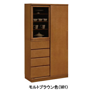 カリモク食器棚幅101EU3650MEEU3650MSEU3650MHEU3650MKオーク材送料無料家具のよろこび【店頭受取対応商品】