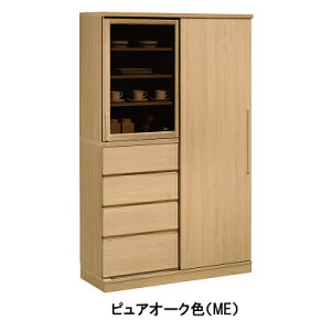 カリモク食器棚幅116EU4150MEEU4150MSEU4150MHEU4150MKオーク材送料無料家具のよろこび【店頭受取対応商品】