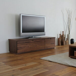 LIVWOOD商品名|シルクテレビ台150cmテレビボードローボードカラー|ブラウンウォールナット柄サイズ|幅1500奥行450高さ380mm生産国|国産日本製北欧ローボードロータイプテレビ台国産テレビ台完成品本体価格/103,000円(税抜き)