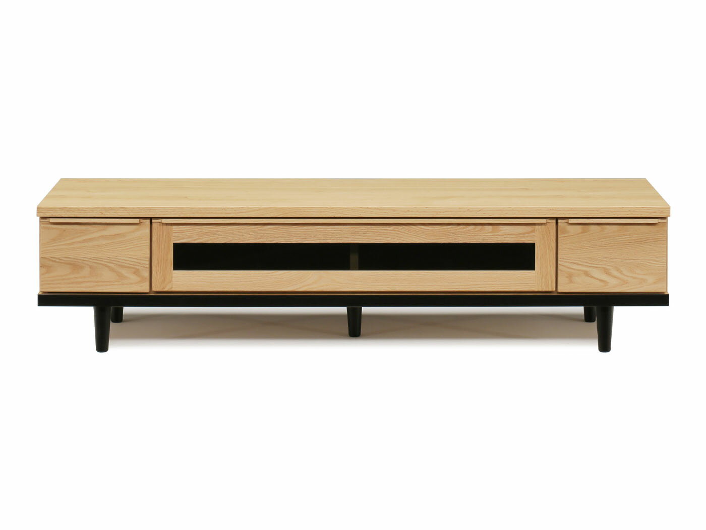 Rakuten - 【クーポンで10%OFF】 テレビボード エバンス 153 180 ナチュラル 送料無料 大川家具 家具のよろこび 【店頭受取対応商品】