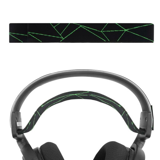Geekria ヘッドバンド 互換性 ヘッドホンヘッドバンド伸縮素材 パッド SteelSeries Arctis 7, Arctis 9X, Arctis PRO 対応 交換用 (ブラック 白い) Geekria ヘッドバンド 互換性 ヘッドホンヘッドバンド伸縮素材 パッド SteelSeries Arctis 7, Arctis 9X, Arctis PRO 対応 交換用 (ブラック 白い)
