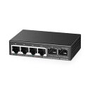 Binardat 4ポート 2.5G スイッチ 2x10G SFP 4x2.5ギガビットイーサネットポート ウルトラミニサイズ Vlan対応 金属製 非マネージドマルチギガビット デスクトップ/ウォールマウントネットワークスイ(2)