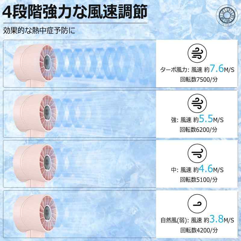 Lepwings ハンディファン 携帯扇風機 小型 2024新設計 USB充電式 ハンディ扇風機 静音 強力 手持ち扇風機 3段階風量調節 6時間連続送風 持ち運び便利 熱中症対策 コンパクト ミニファン 暑さ対策