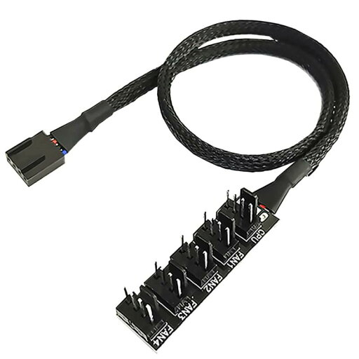 ファン 電源 ケーブル ファン 延長ケーブル 1本セット ケーブル 4ピン 1-5分岐 PWM 増設用 PC ケース 冷却ファン 編組ケーブル 柔軟性 耐久性 取リ付け簡単 約40CM ブラック ファン 電源 ケーブル ファン 延長ケーブル 1本セット ケーブル 4ピン 1-5分岐 PWM 増設用 PC ケース 冷却ファン 編組ケーブル 柔軟性 耐久性 取リ付け簡単 約40CM ブラック