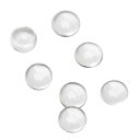 200個入りセット ペースター 円形 ガラス クリア ガラスカボション 6mm 工芸品 ファッション ジュエリー用 DIY
