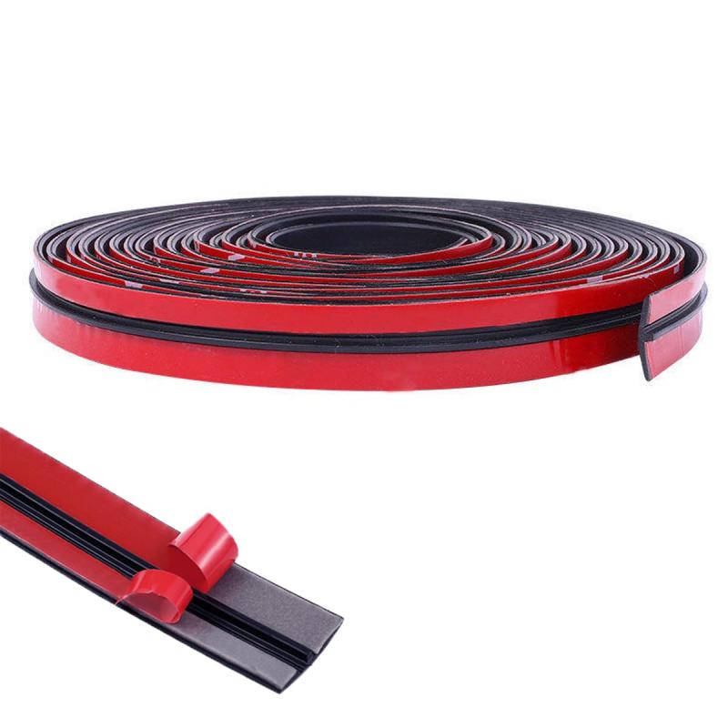 長さ5M 車ドアエッジガード 交換ゴム T字型 隙間テープ ワイパーカウル フロントガラス 上部 フロントガラス 汎用 交換用 ゴム 風切り音防止 気密性アップ