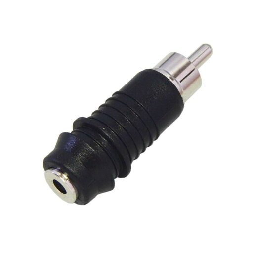 φ3.5mm モノラルミニプラグ → RCA ピンプラグ 変換プラグ φ3.5mm モノラルミニプラグ → RCA ピンプラグ 変換プラグ