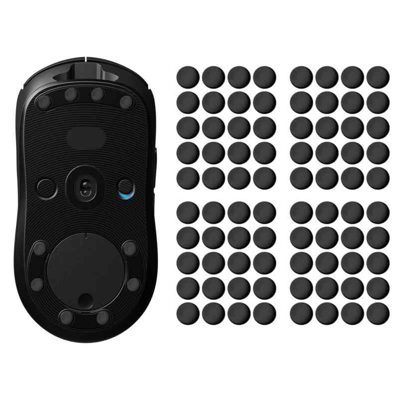 80 粒入り 厚さ 6mm マウスソール 汎用 なめらかな滑走性 通用 高耐久 超低摩擦 マウスフィート交換用 通用 プレミアム 円形 ラウンドエッジ