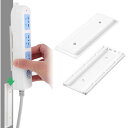 YFFSFDC 電源タップ固定器 移動可能 壁取付用 穴あけ&ネジ止め不要 取り付け簡単(2)