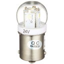 ジェットイノウエ(JET INOUE) LED電球タイプソケット式バルブ DC24V専用 口金サイズ BA15S 12W球タイプ 1個 トラックバルブ シングル球 ホワイト 528704(2)