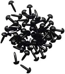約4mm さし目 黒 100個 プラスチックアイ ぬいぐるみ・人形の目 ドールメイキング 瞳 手芸 クラフトパ..