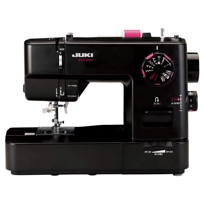 JUKI 電動ミシン 簡単操作 初心者向け コンパクト 入学入園 子育て HZL-40DXm