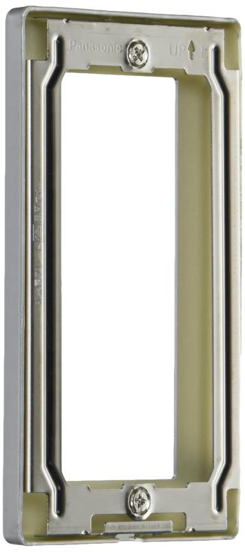 パナソニック(Panasonic) コスモシリーズワイド21 新金属スイッチプレート 2型 1連用 WTC9201K