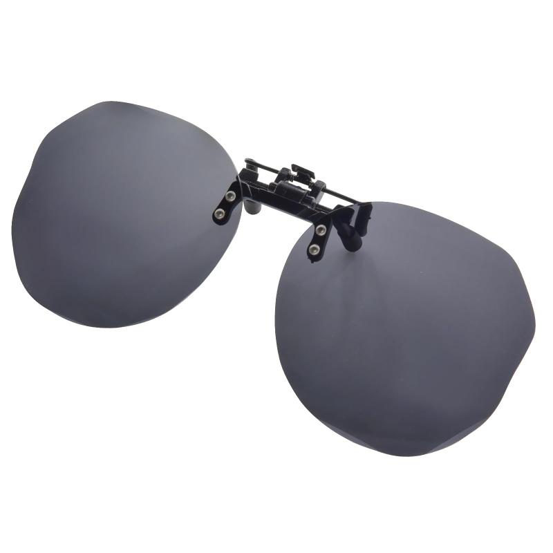 [SFTRADE] クリップオン サングラス 偏光サングラス 跳ね上げ式 紫外線をカット UV400 前掛けクリップ式サングラス 屋外の活動用 自転車 釣り 野球 テニス ゴルフ スキー ランニング ドライブ