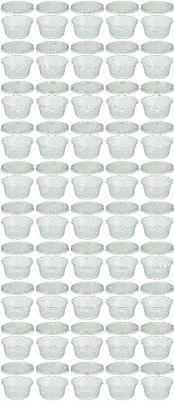 cuoca プラスチックプリンカップ 90ml(ふた付) 50個