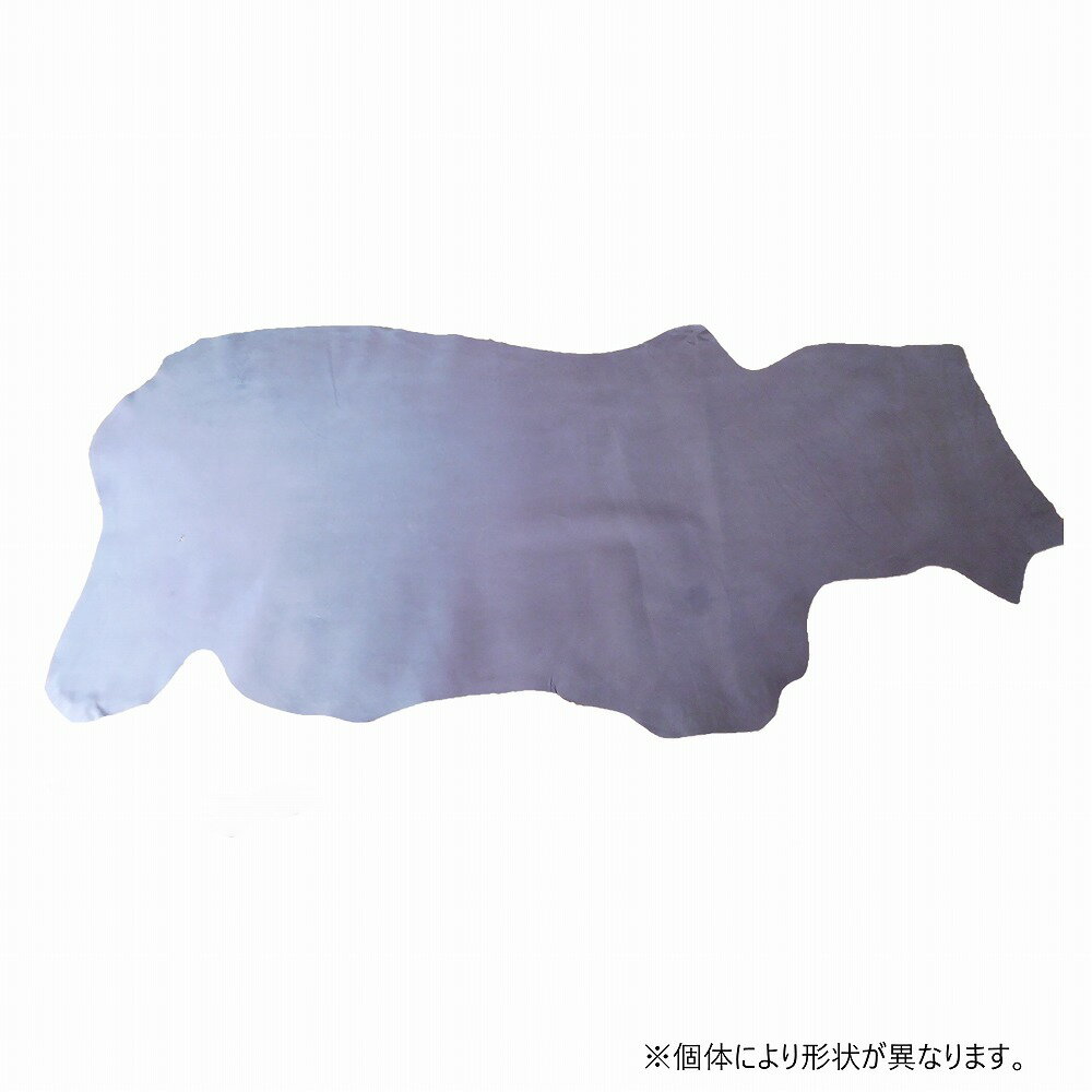 数量限定！牛本革。クロムなめし革-赤褐色系　片身（1/2頭分）