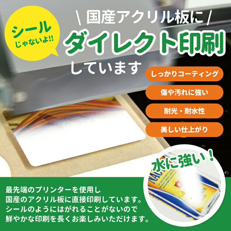 みけねこかわいい動物名入れアクリルキーホルダー【オリジナル名札バッグタグプレゼントギフト作成】/おもしろ面白名前入れ