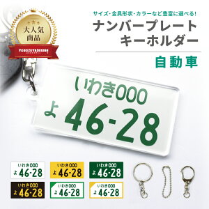 名前 名入れ ナンバープレート キーホルダー 自動車 《 敬老の日 2025 おしゃれ オリジナル 名前入れ カスタム アクリル 車 アクセサリー 男性 女性 プレゼント 誕生日 ギフト かわいい 社用車 自家用車 愛車 新車 記念品》