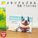 名前 名入れ 写真 記念の写真をパネルに ウェルカムボード にも オリジナル アートパネル ( パネル / 長方形 M:210×297mm ) 《 敬老の日 2025 おしゃれ グッズ おもしろ メッセージ ギフト インテリア かわいい 七五三 ペット 推し活》