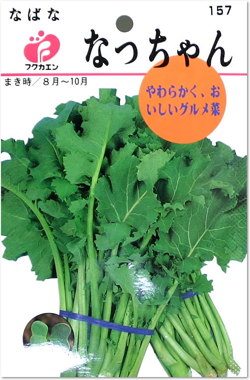 フクカエン なばな なっちゃんの種（タネ）【メール便OK】【野菜のタネ】