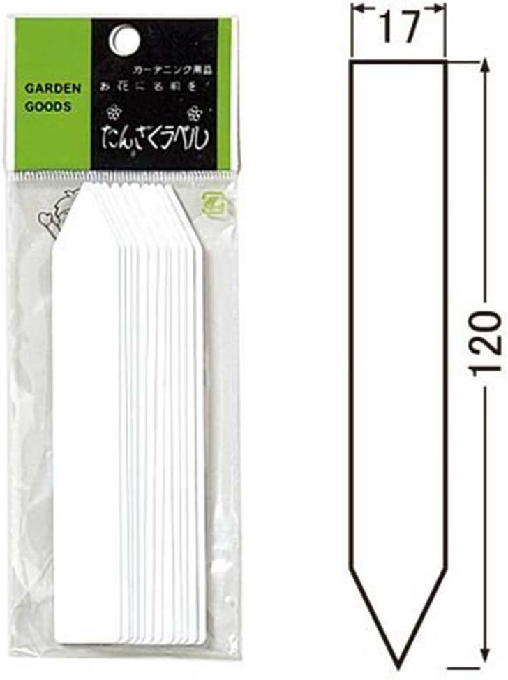 園芸用ラベル たんざくラベルF-5 奥行12×幅1.7cm 12入