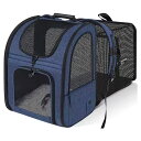 【"全商品P5倍"28日/29日限定!!】 ペットキャリーバッグ 犬 猫 リュック 3way 犬用 猫用 ペットキャリーリュック 2色展開 ペットバッグ 拡張 折り畳み 通気性 小型犬 小動物 かわいい オシャレ 大容量 ペット キャリー ペットキャリー バッグ