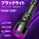 【"全商品P5倍"28日/29日限定!!】 ブラックライト 365nm 強力 30W アニサキスライト USB充電式 紫外線ライト レジン硬化用 電量指示 アルミニウム合金製 IPX6防水 UVライト 鑑定 釣り 鉱物用