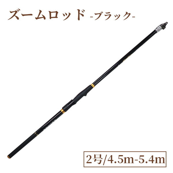 【P5倍 5/18 0:00～5/19 23:59限定】 釣り 磯竿 ズームロッド ズームタイプ 2号 450 540 磯 波止 カーボンロッド ブラック ズームタイプ サビキ フカセ アオリイカ メジナ 黒鯛 磯釣り 波止釣り 落とし込み 釣り用品 釣り具 初心者 上級者