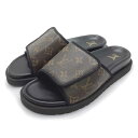 LOUIS VUITTON ルイ・ヴィトン マイアミ・ライン ミュール ノワール モノグラム #6 1A8YG7 モノグラム サンダル 【未使用】(4)
