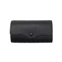 BOTTEGA VENETA ボッテガ・ヴェネタ キーケース 6連 レザー ブラック イントレチャート 【中古】