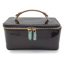 LOUIS VUITTON ルイ・ヴィトン ジュエルケース モノグラム・ヴェルニ アマラント M91272 ジュエリーケース ジュエリーボックス 【中古】