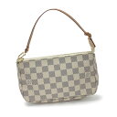 LOUIS VUITTON ルイ・ヴィトン ポシェット・アクセソワール ダミエ・アズール N51986 アクセサリーポーチ ミニバッグ 【中古】