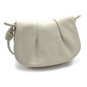 LOEWE ロエベ パセオ サッチェル ショルダーバッグ シャイニーナパカーフ アイボリー ハンドバッグ 2WAYバッグ 【中古】