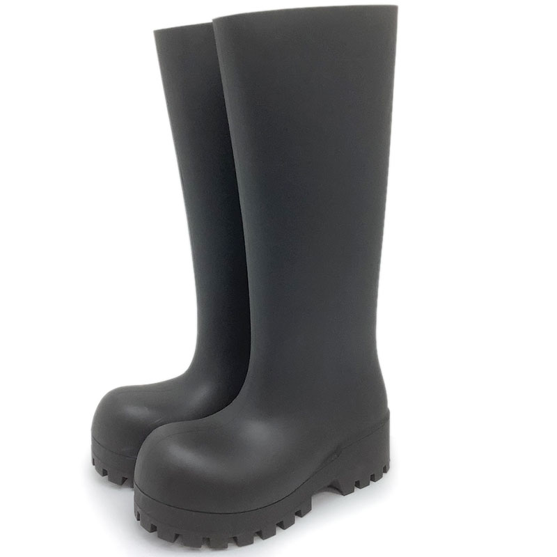 BALENCIAGA バレンシアガ ブルドーザー レインブーツ ラバー ブラック #36 24SS 長靴 雨靴 レインシュ..