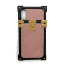 LOUIS VUITTON ルイ ヴィトン エピ アイ トランク ライト M67894 ローズバレリーヌ ピンク iPhoneX iPhoneXs iPhoneケース iPhoneカバー アイフォンケース スマホケース 【中古】