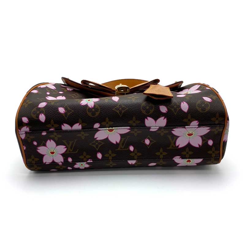 LOUIS VUITTON ルイ・ヴィトン サック・レトロPM モノグラム チェリーブロッサム M92012 ハンドバッグ 村上隆 サクラ リボン 【中古】
