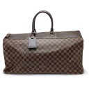 LOUIS VUITTON ルイ・ヴィトン グリニッジ GM ダミエ N41155 ボストンバッグ 旅行バッグ ※イニシャル入り 【中古】