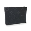 ルイヴィトン 二つ折り財布（男性向け） LOUIS VUITTON ルイ・ヴィトン ポルトフォイユ・ミュルティプル モノグラム・シャドウ ノワール ブラック M62901 二つ折り財布 札入れ カードケース ポルトフォイユミュルティプル 【新品】