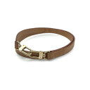 LOUIS VUITTON ルイ・ヴィトン ショルダーストラップ J00142 ヌメ革 ナチュラル ベージュ ゴールド金具 【中古】
