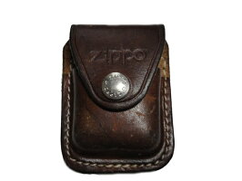 ジッポZippoビンテージ2003年(JZIPPO03)HARLEYDAVIDSON革ケース付き中古
