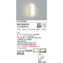 コイズミ エクステリアライト 防雨防湿型ブラケット FL20W相当 電球色 KAU45223L