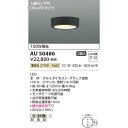 コイズミ エクステリアライト 防雨型シーリング 100W相当 KAU50486 電球色 軒下シーリング 人感センサ付