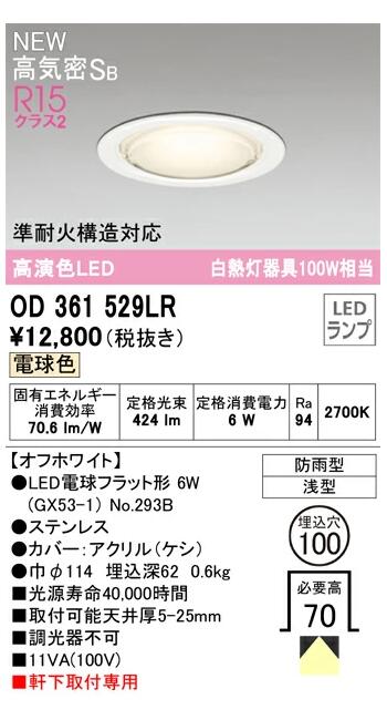 ǥå LEDŵեåȷ饤 100 OD361529LRS ŵ忧 Ĵ Ǯ100W