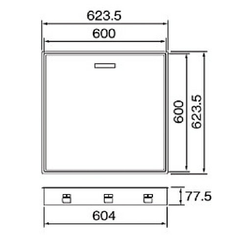 城東テクノ高気密型床下点検口高断熱型SPF-R60F12-BC2