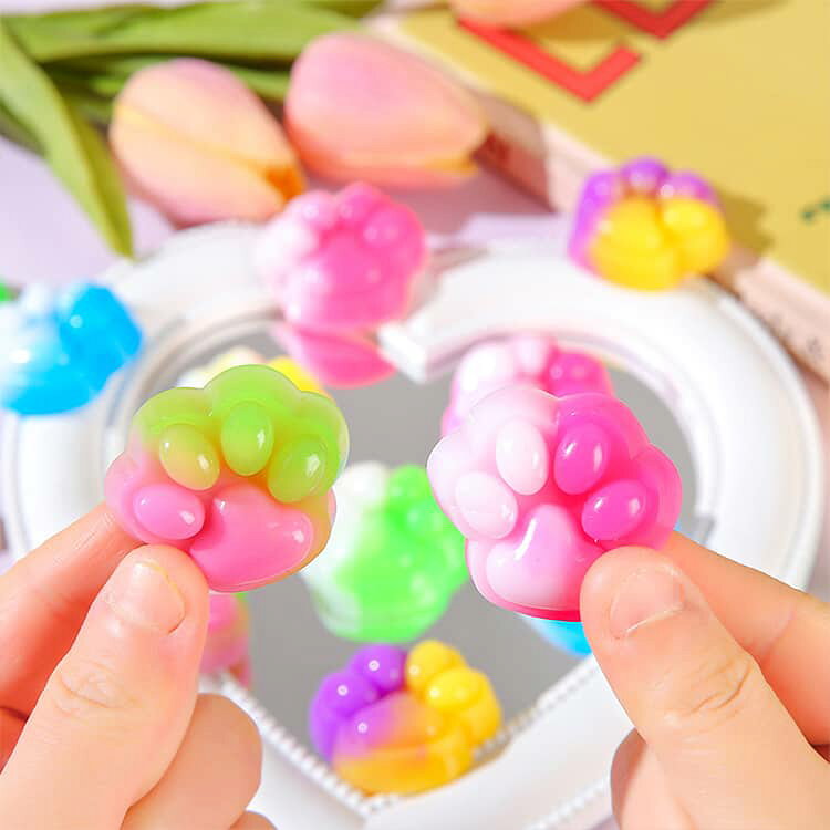 【30個セット】 肉球シール ぷくぷく 猫爪 スクイーズ シール おしり ぷにぷに シールに貼る 肉球 お尻3D 可愛い 3D 立体 飾り DIY用 ストレス 解消 装飾 癒し 手帳 装飾用 子供 女の子 贈り物 ギフト ぷにぷに プニプニ パーツ ムニムニ デコパーツ yorozuyahonntenn-10024509 ヨロズヤホンテン サンプル画像3